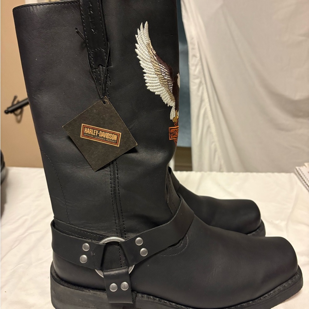 Harley-Davidson Darren D93216 Men’s Motorcycle Boots BRAND NEW - Picture 5 of 9